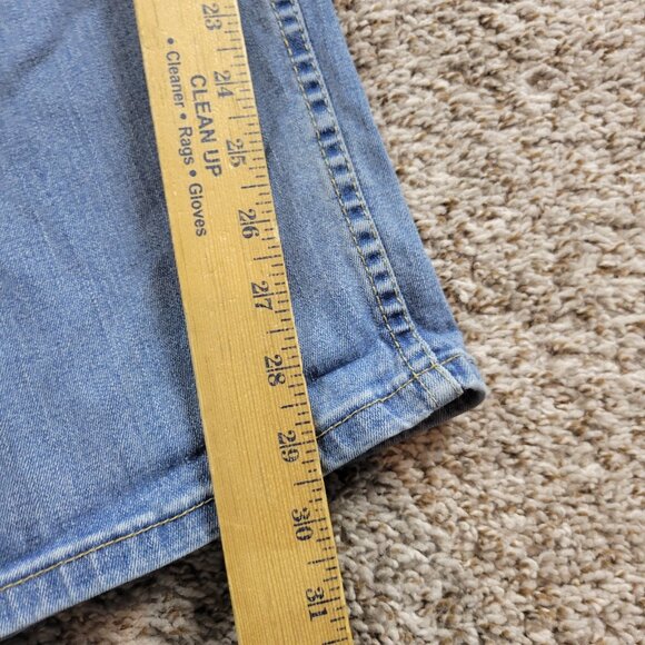 Levis 505 Jeans Mens 42x30 Regular Straight Denim Medium Wash - Picture 4 of 7